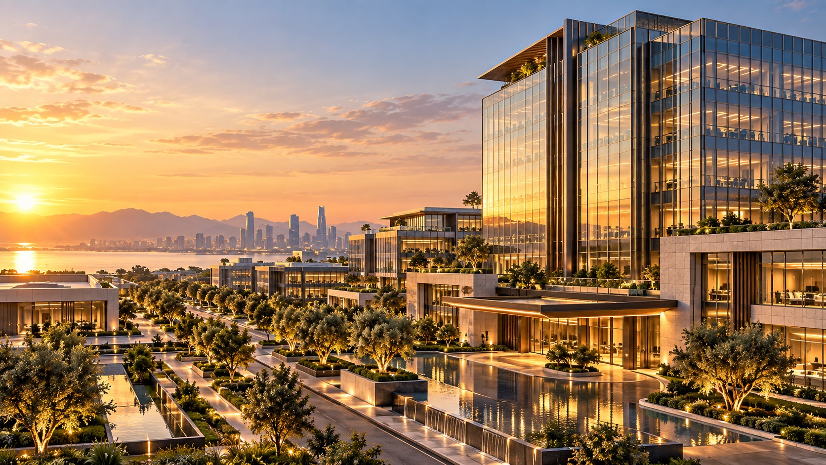 Real Estate & Commercial Development — Sector positioning imagery